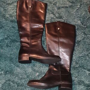 INC Ladies Fawne Leather Riding Boot sz 7